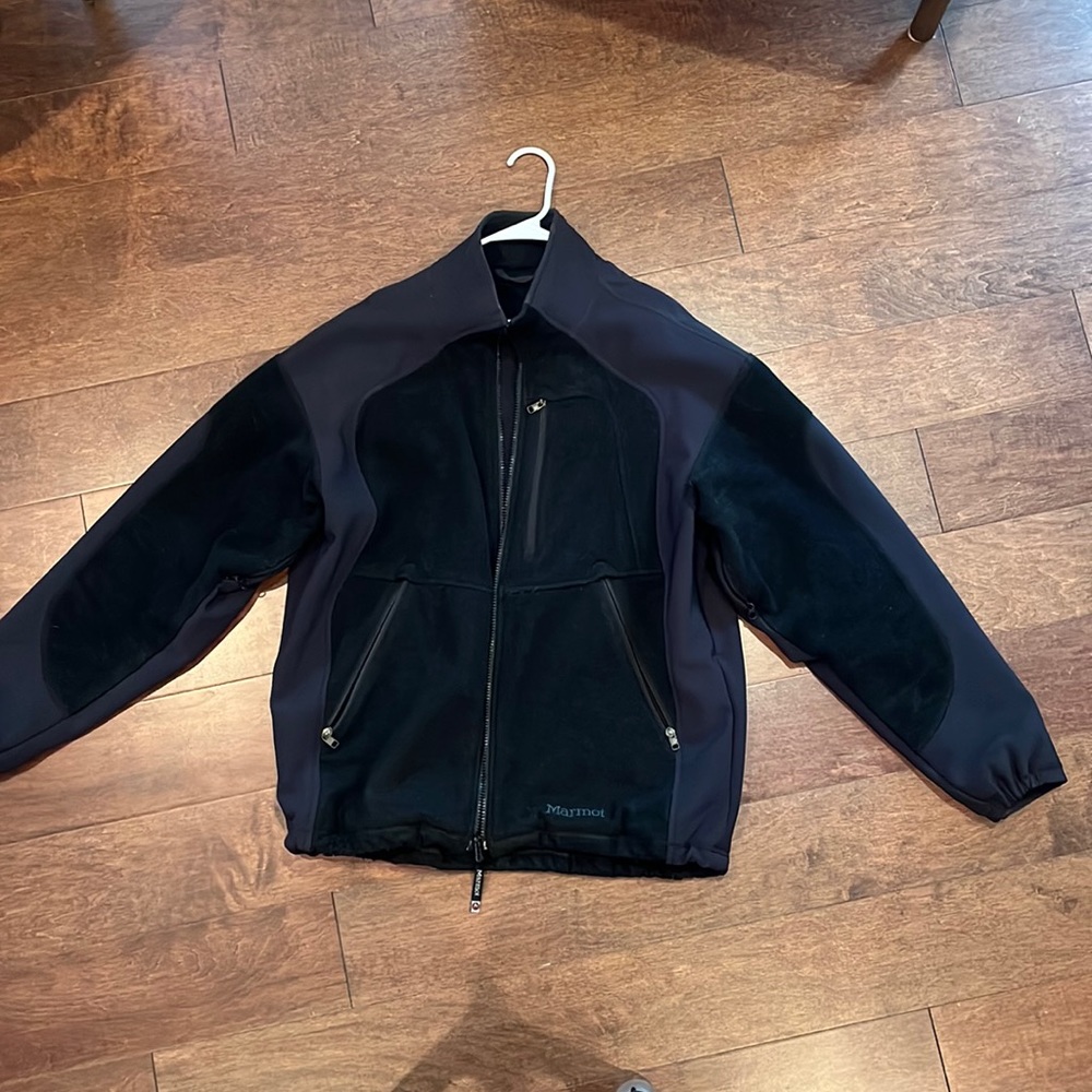 Marmot soft shell jacket with wool panels